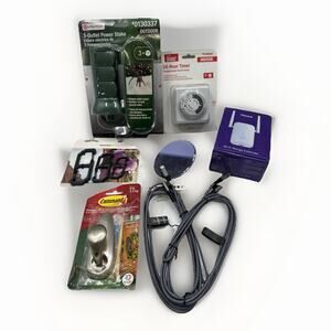 Utilitech Outdoor Timer, Indoor Timer, Wireless Charger, Wi-Fi Range Ext, More!!